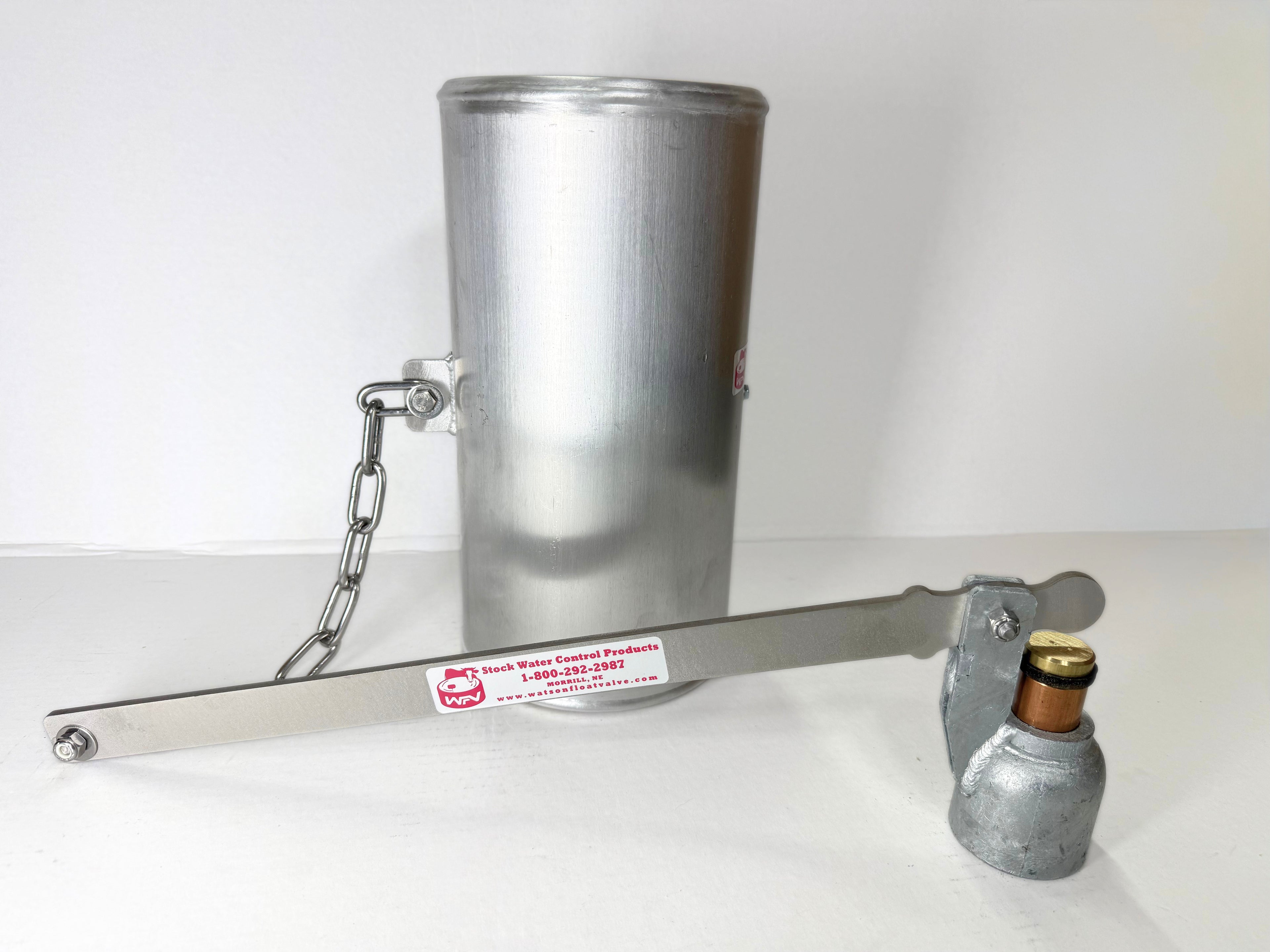 Watson Valve with 6" x 12" Float with Stainless Steel Chain