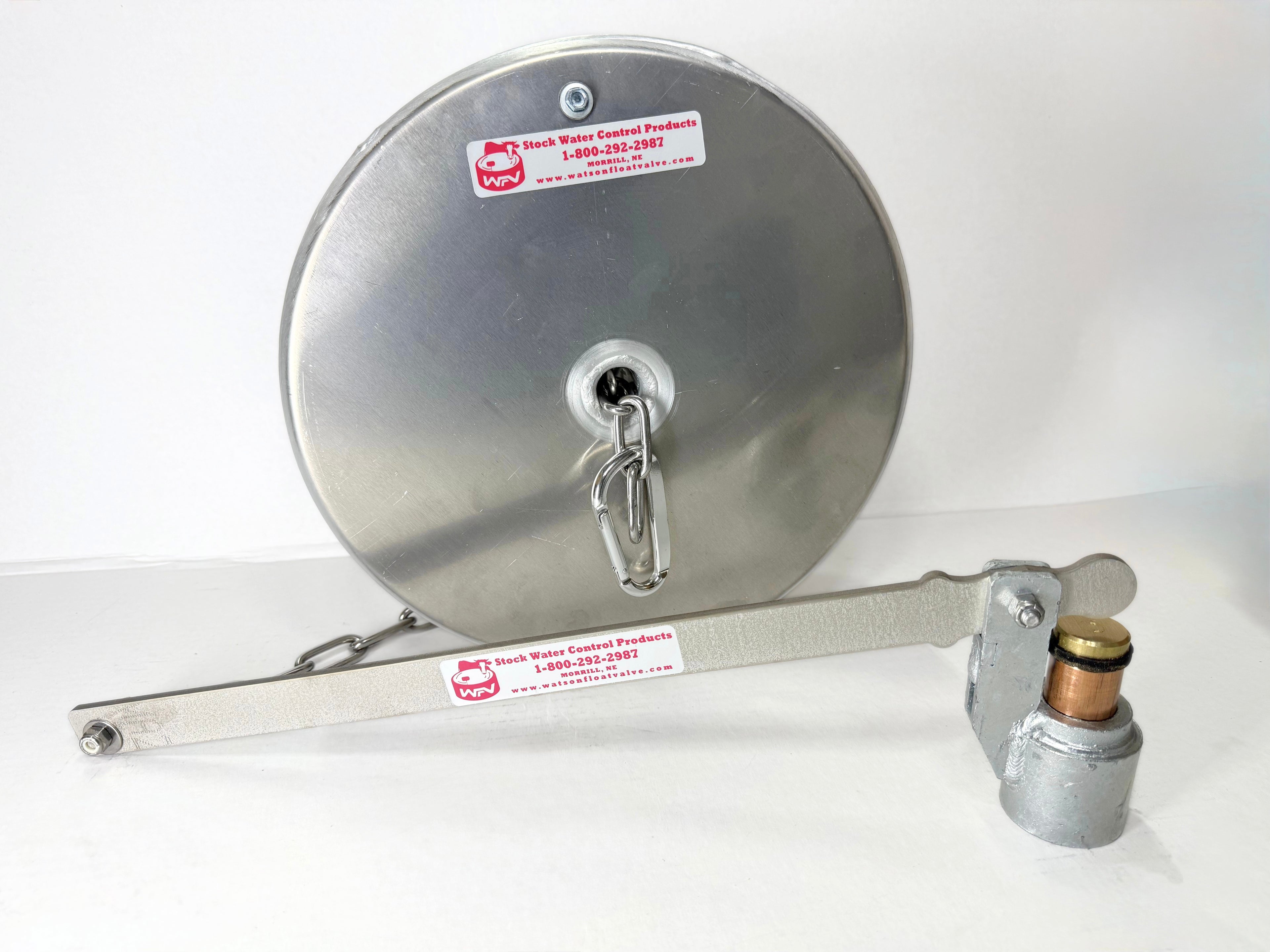 Watson Valve with 12" x 4" Pan Float with Stainless Chain