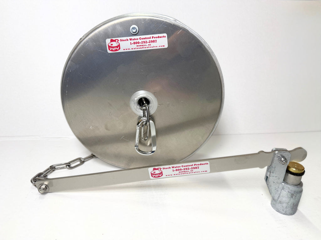 Watson Valve with 12" x 4" Pan Float with Stainless Chain