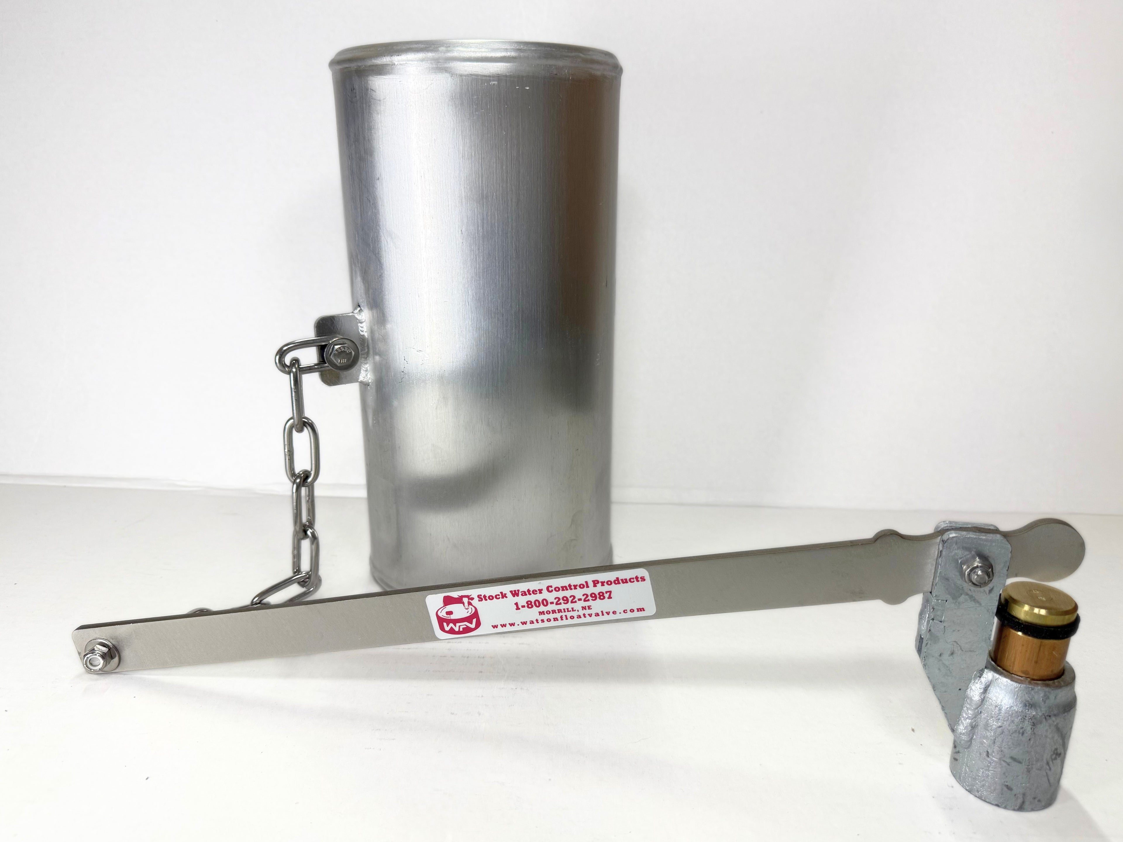 Watson Valve with 6" x 12" Float with Stainless Steel Chain