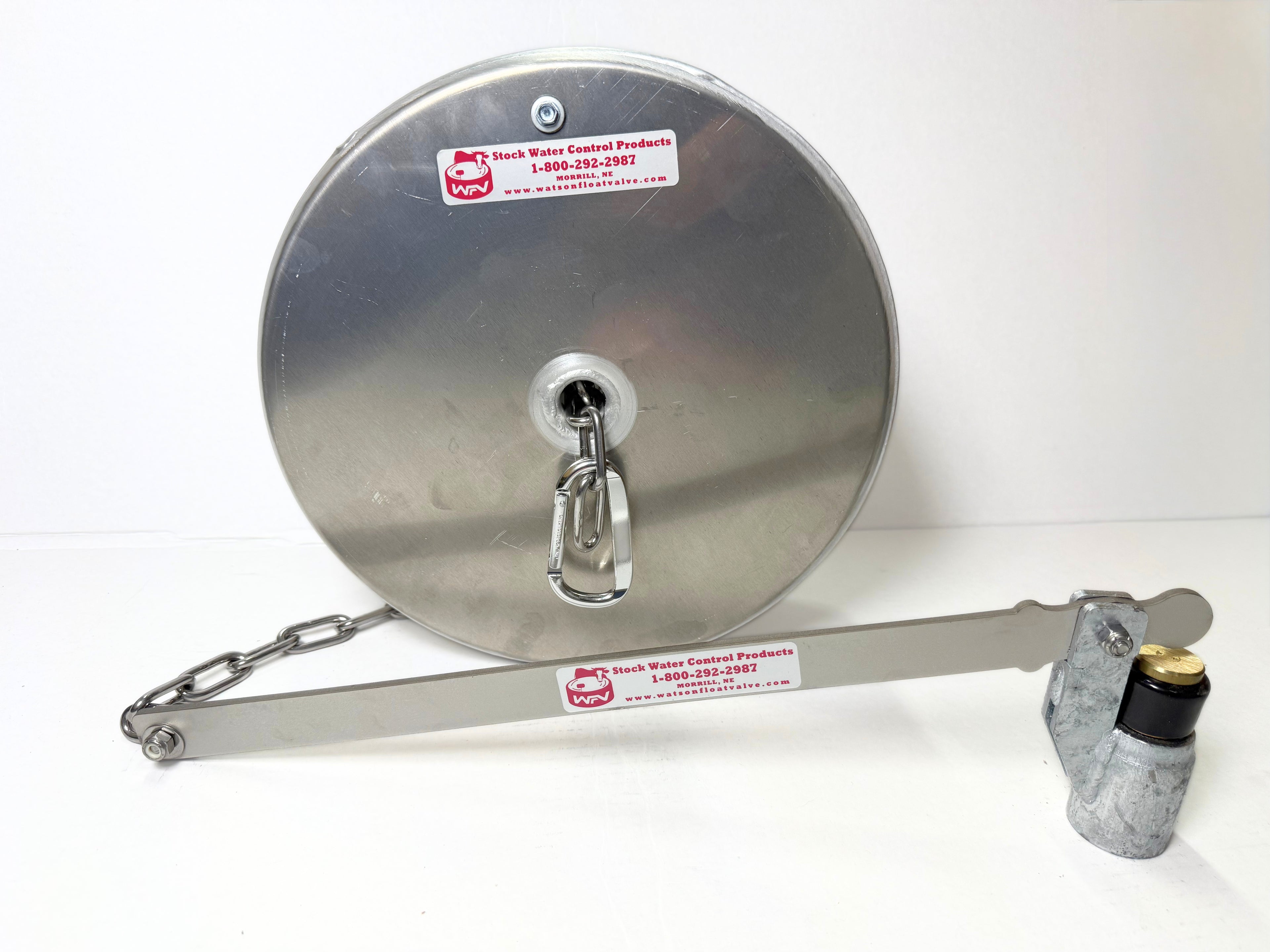 Watson Valve with 12" x 4" Pan Float with Stainless Chain