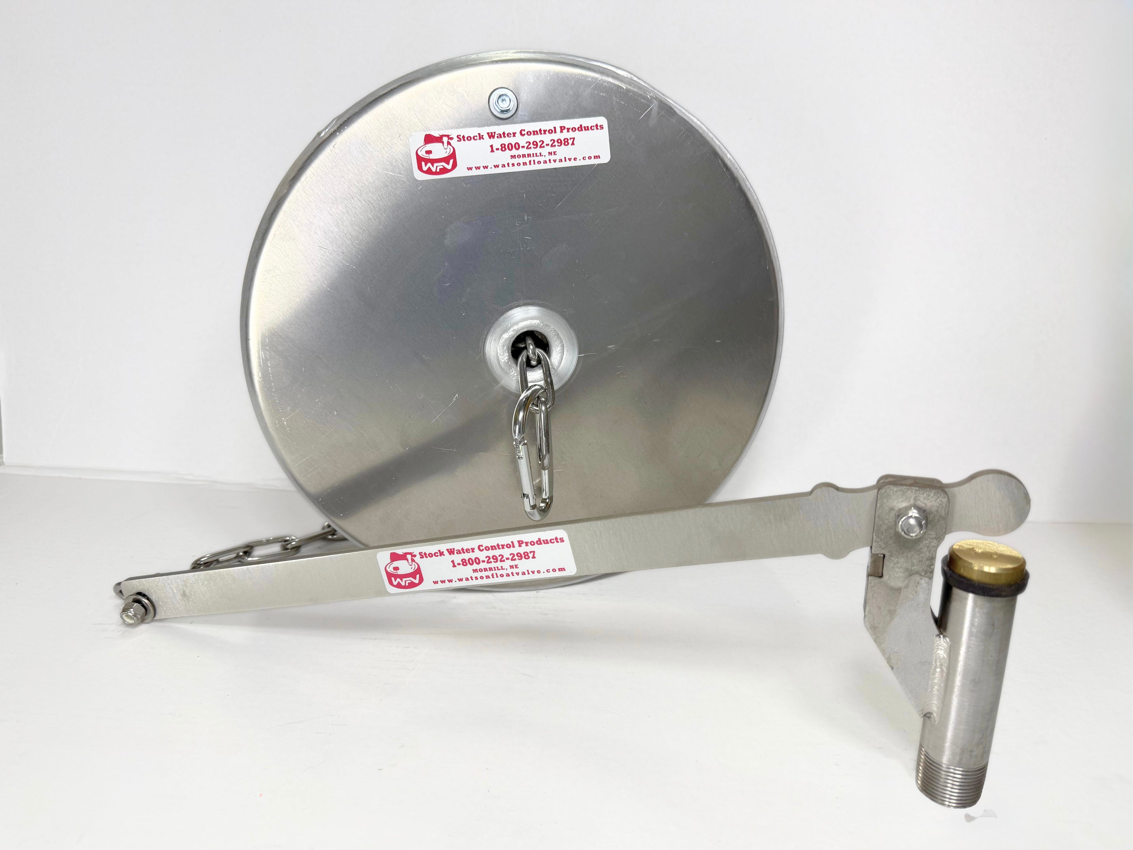 Watson Stainless Steel Valve with 12" x 4" Pan Float