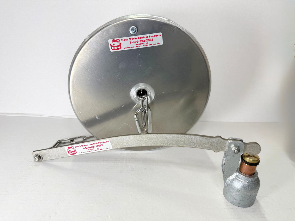 Watson Valve with 12" x 4" Pan Float with Stainless Chain