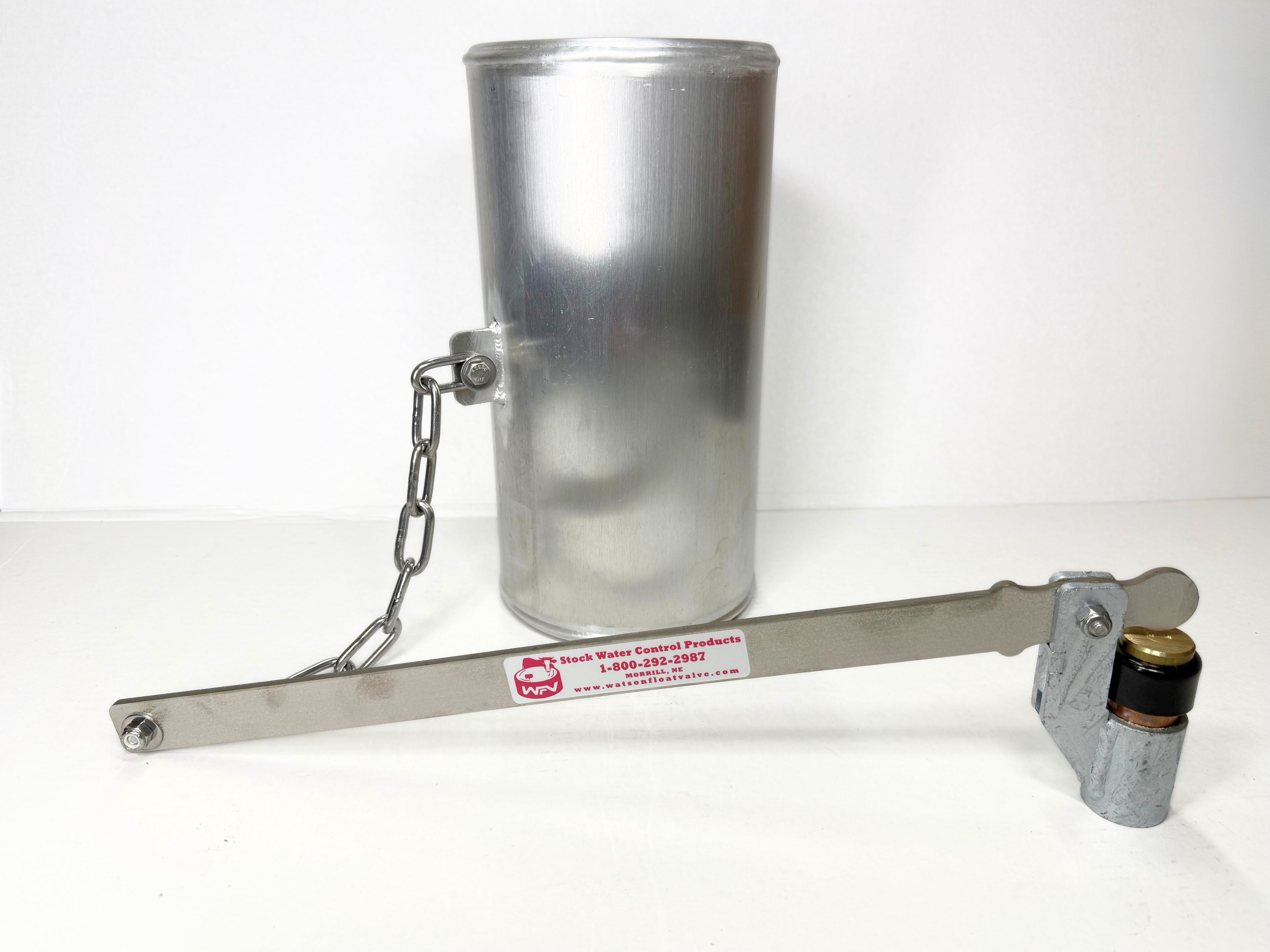 Watson Valve with 6" x 12" Float with Stainless Steel Chain