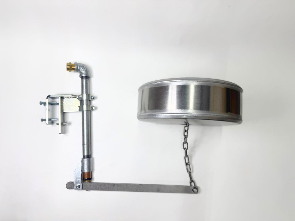 Side Mount, Watson Valve and 12" x 4" Pan Float with Stainless Chain