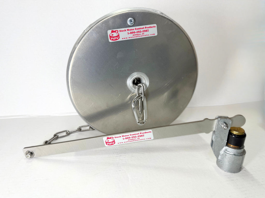 Watson Valve with 12" x 4" Pan Float with Stainless Chain