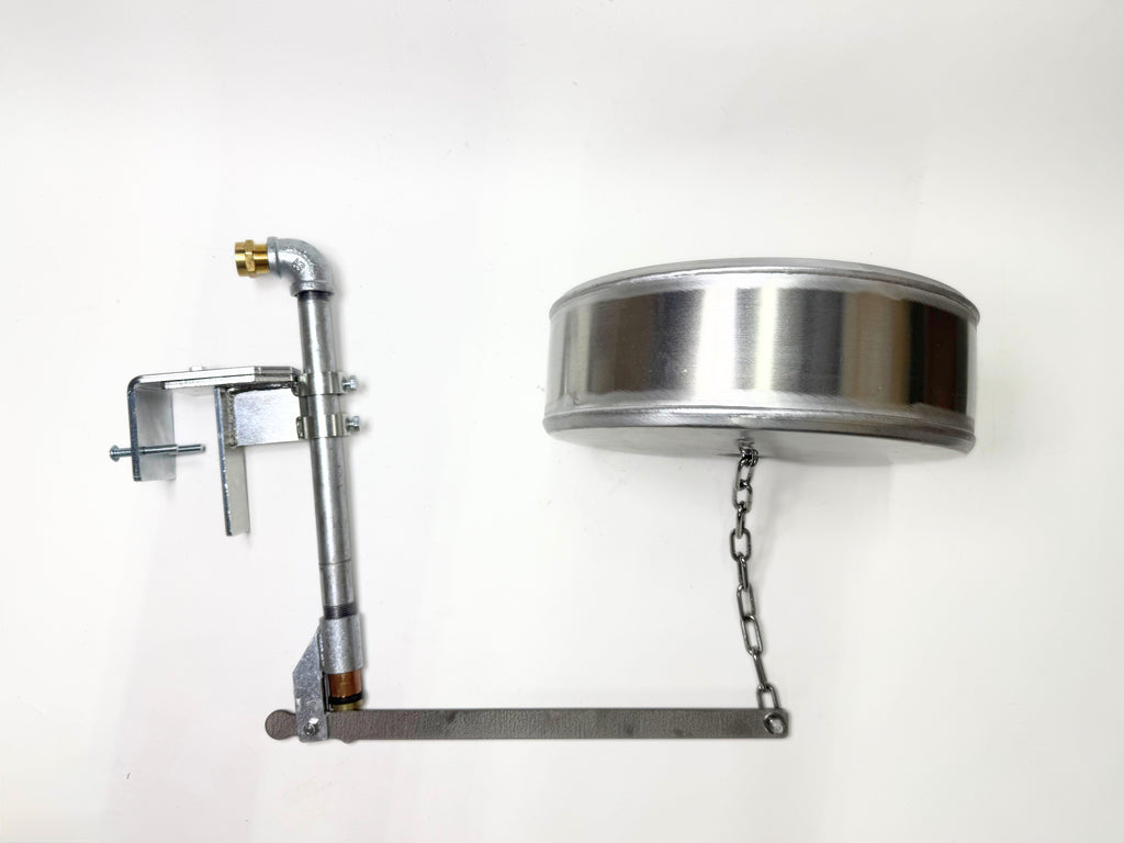 Side Mount, Watson Valve and 12" x 4" Pan Float with Stainless Chain