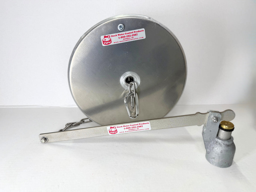 Watson Valve with 12" x 4" Pan Float with Stainless Chain