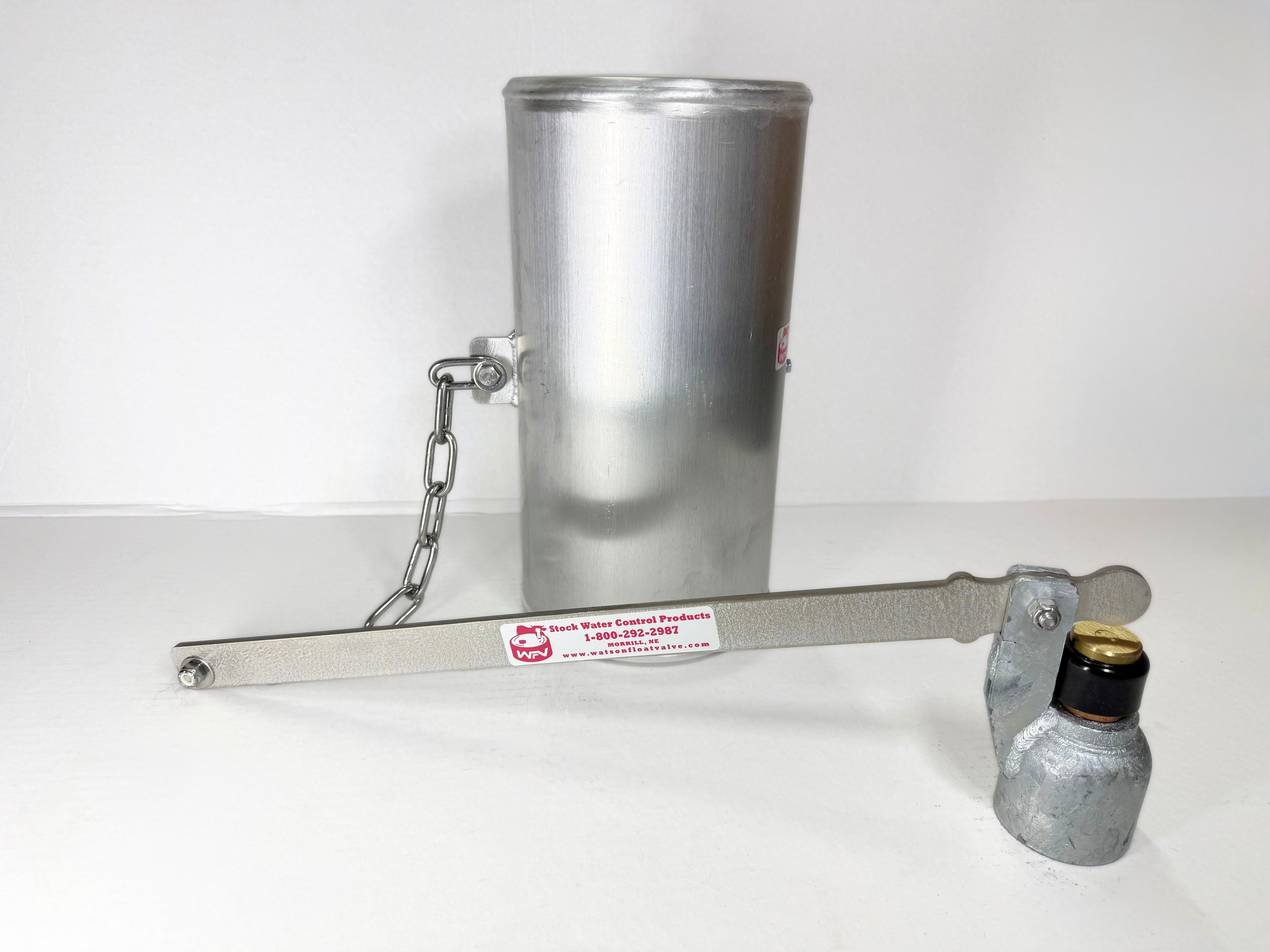 Watson Valve with 6" x 12" Float with Stainless Steel Chain