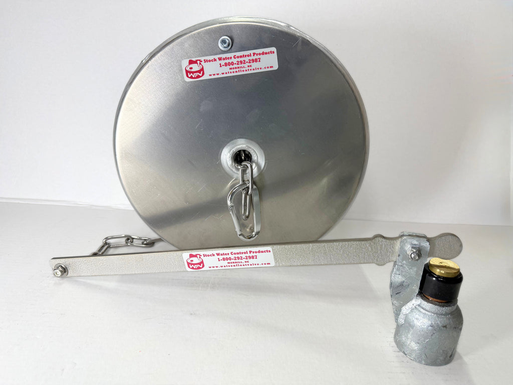 Watson Valve with 12" x 4" Pan Float with Stainless Chain