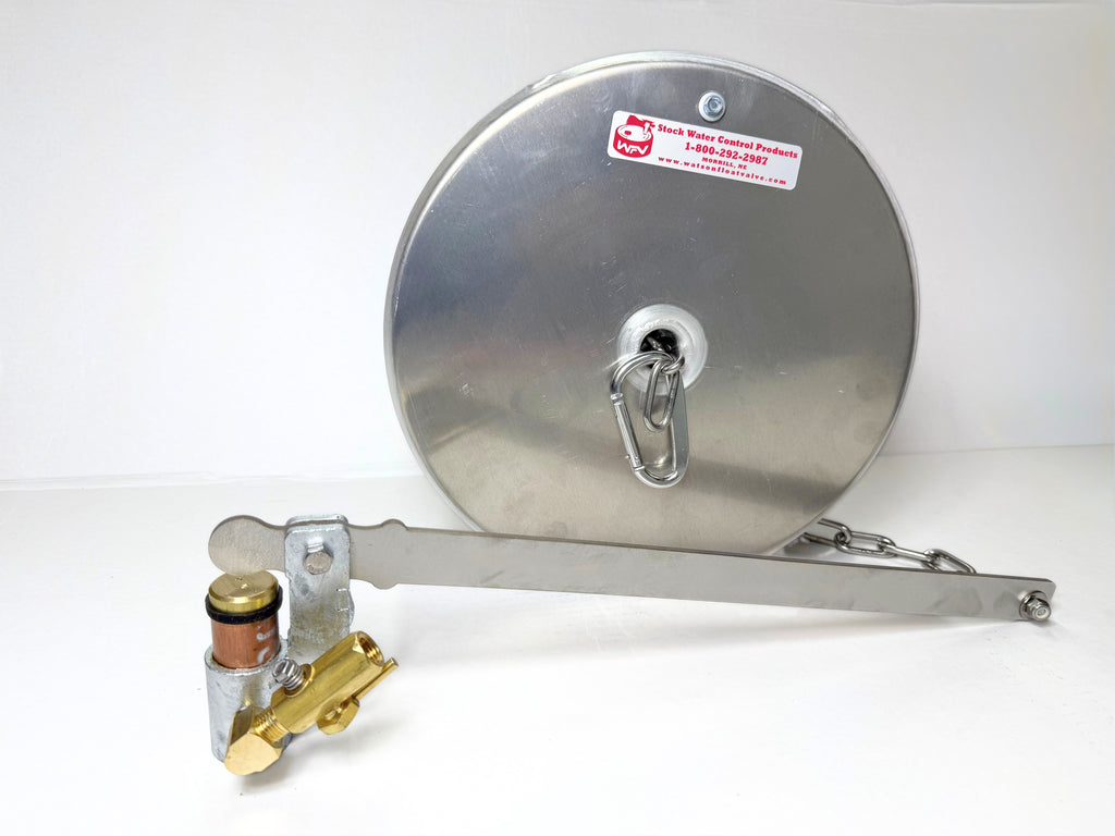 Watson Valve with Bleeder and 12" x 4" Pan Float with Stainless Steel Chain