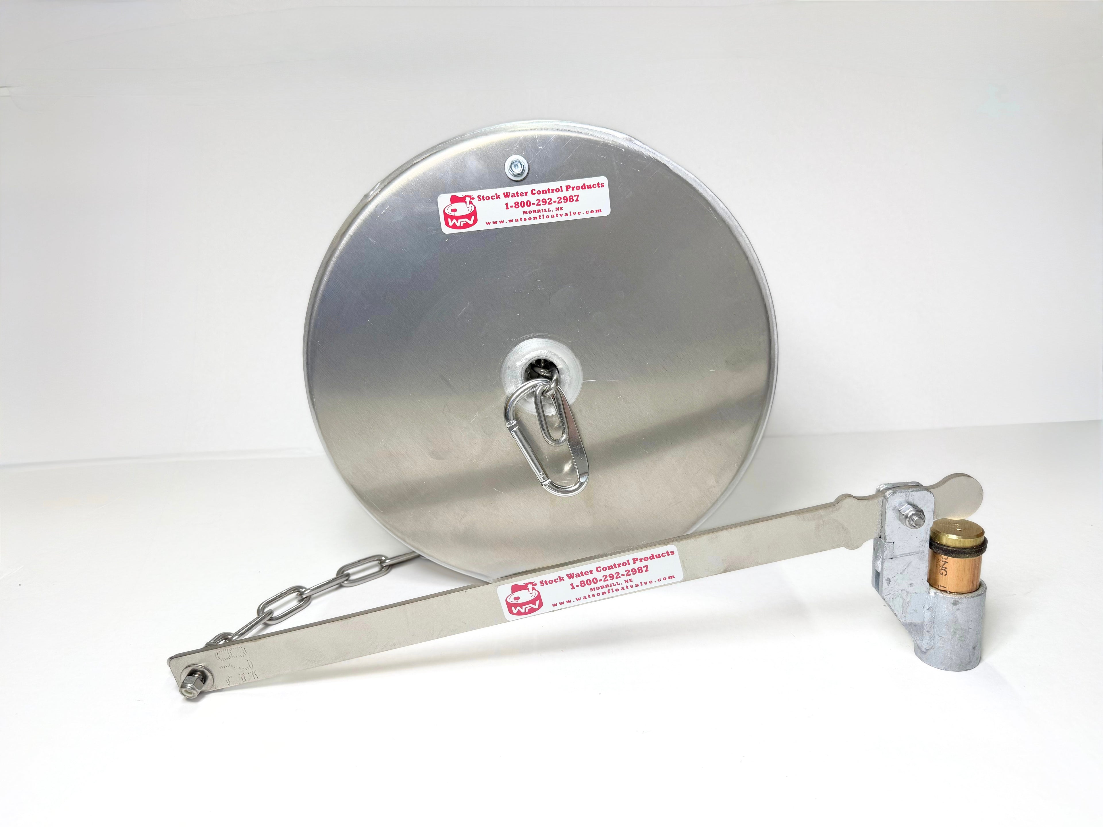 Watson Valve with 12" x 4" Pan Float with Stainless Chain