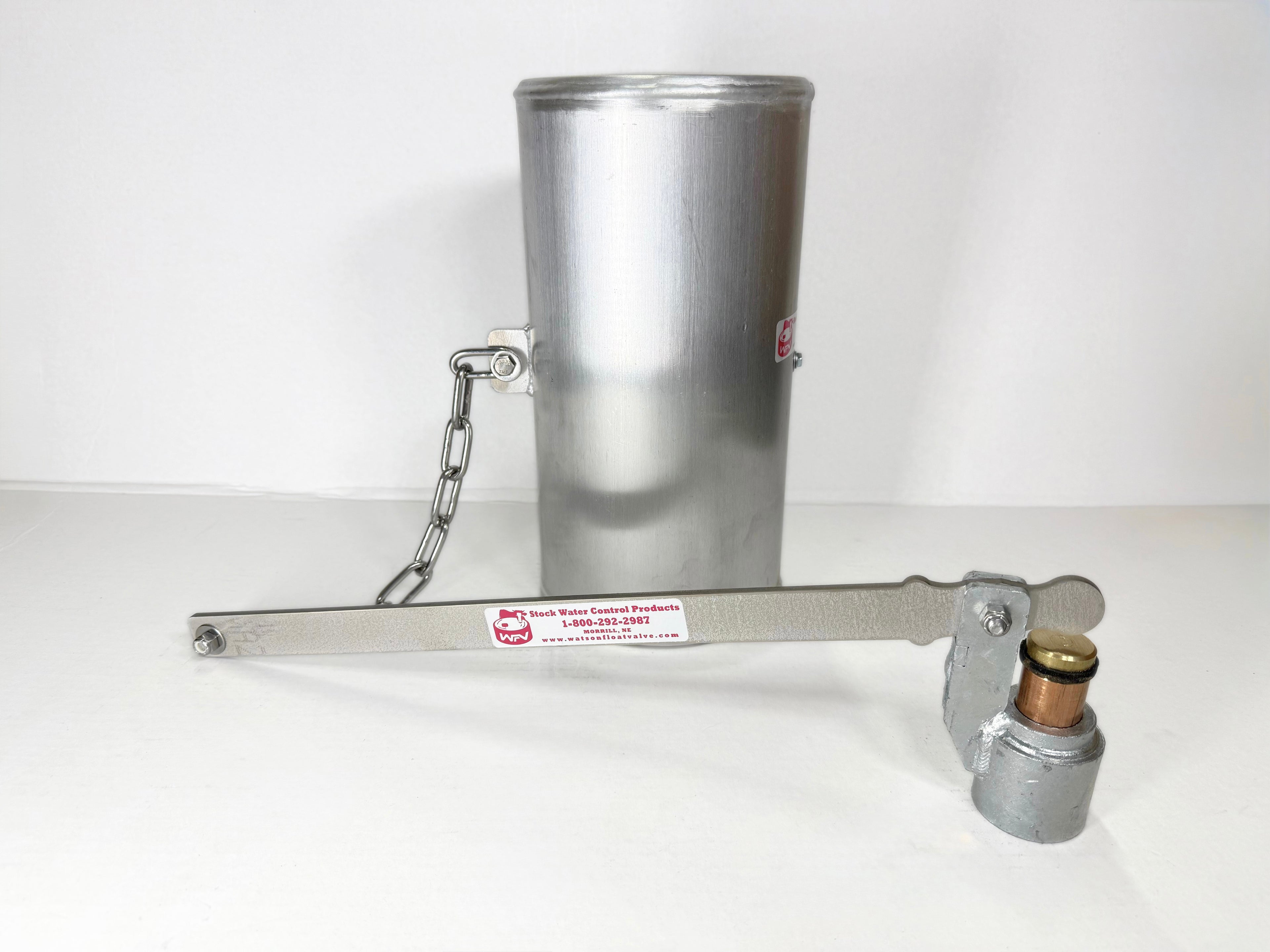 Watson Valve with 6" x 12" Float with Stainless Steel Chain