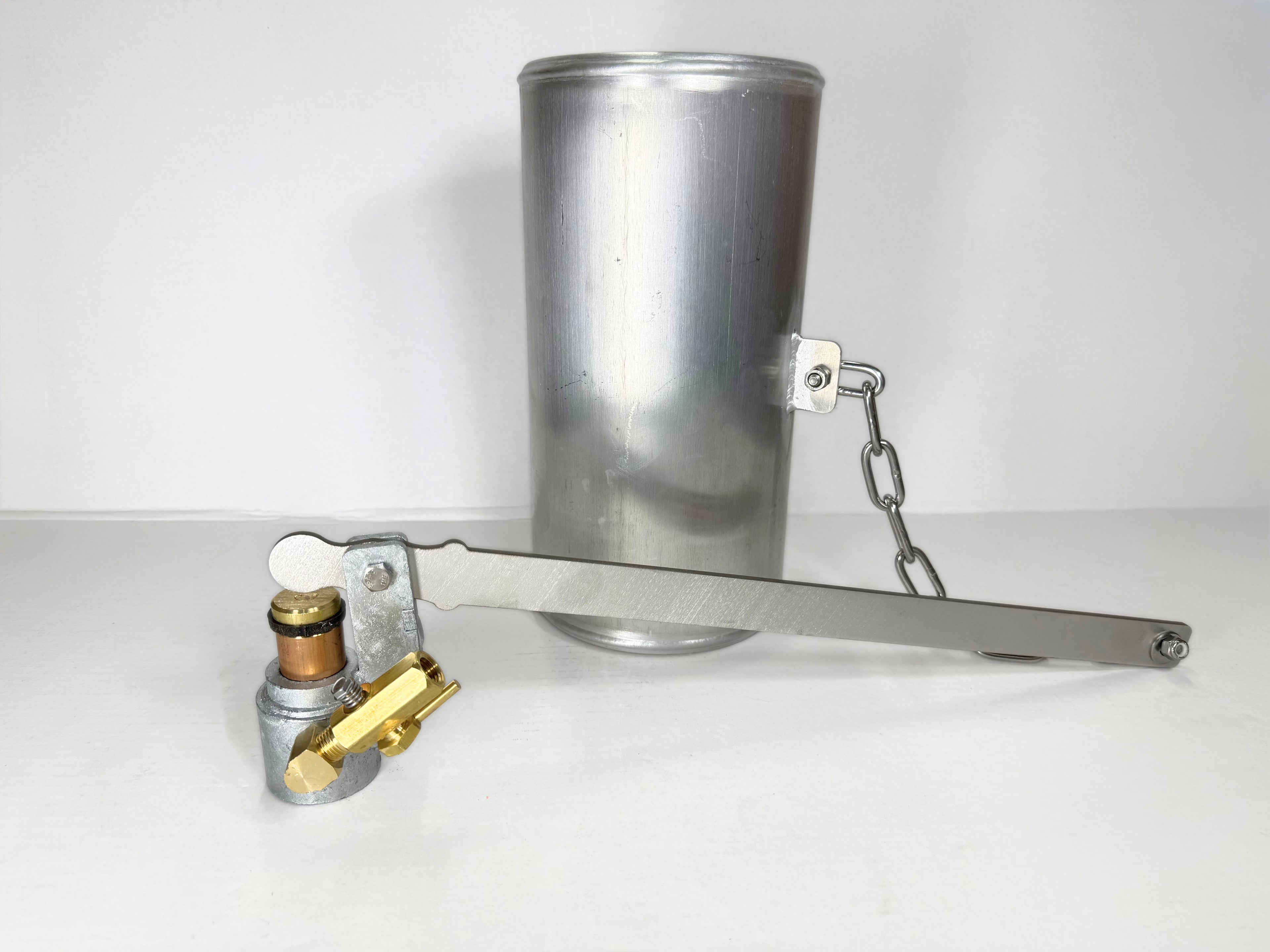 Watson Valve with Bleeder and 6" x 12" Barrel Float with Stainless Chain