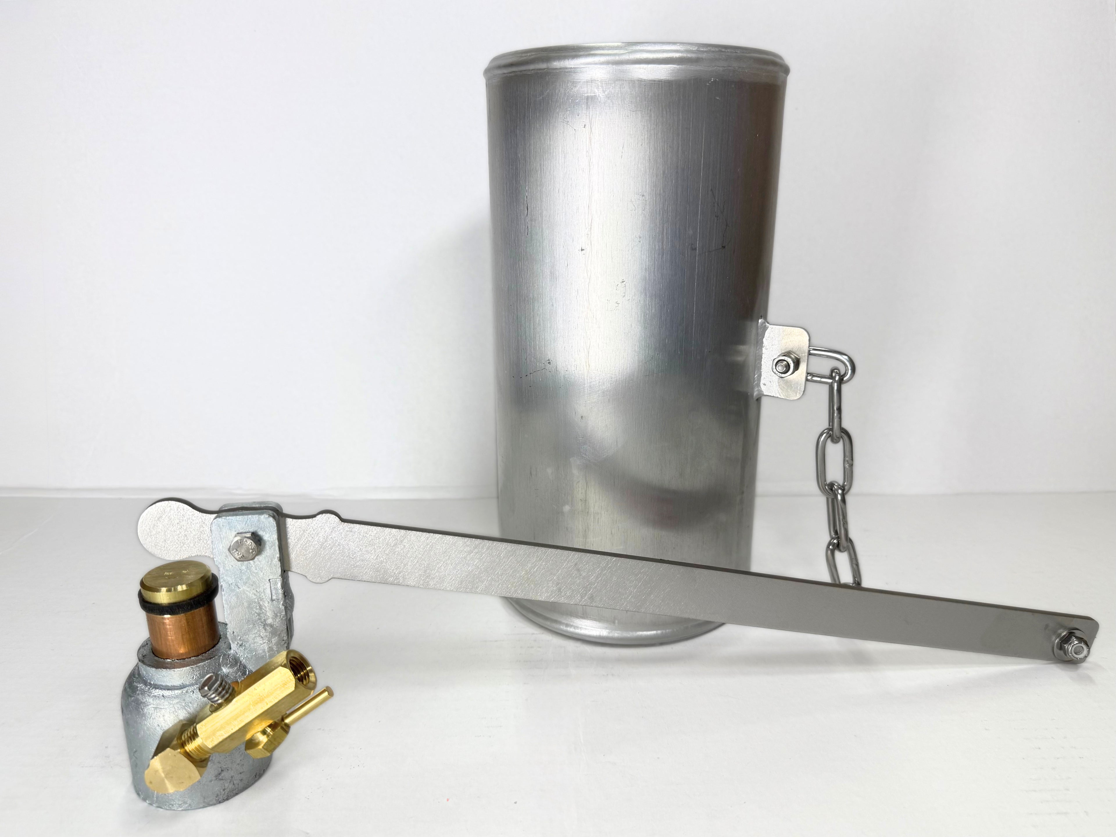 Watson Valve with Bleeder and 6" x 12" Barrel Float with Stainless Chain