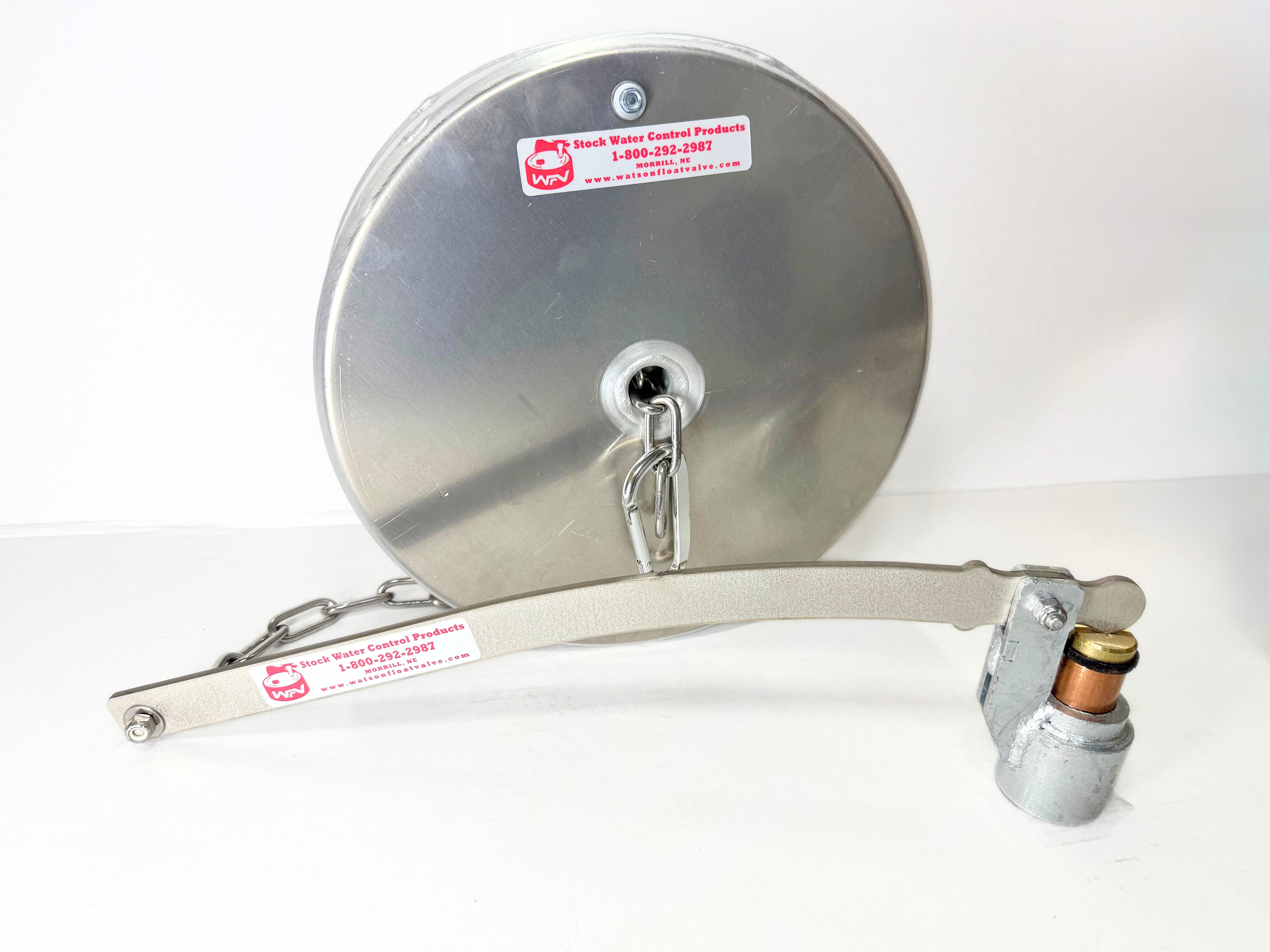 Watson Valve with 12" x 4" Pan Float with Stainless Chain