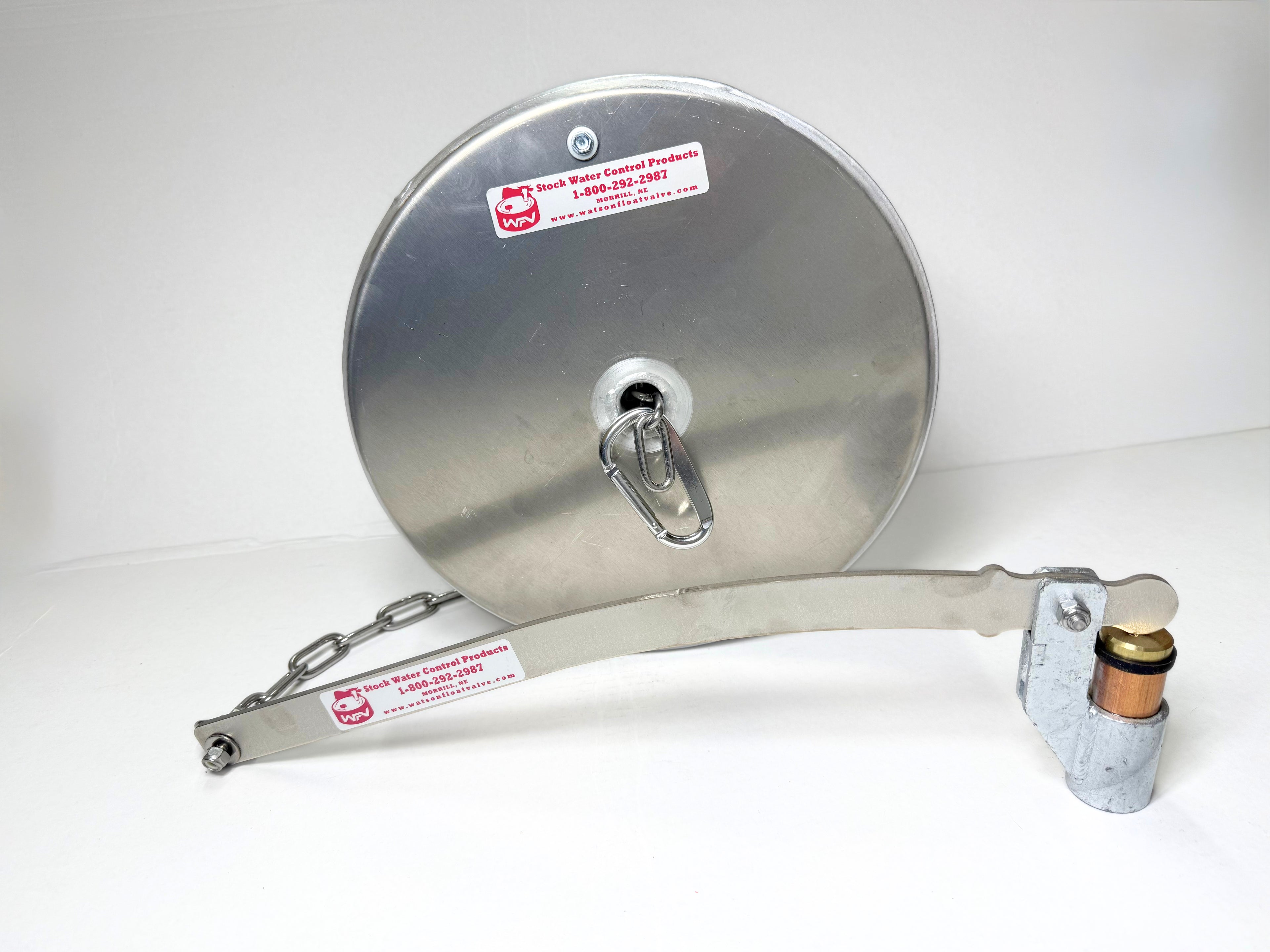 Watson Valve with 12" x 4" Pan Float with Stainless Chain
